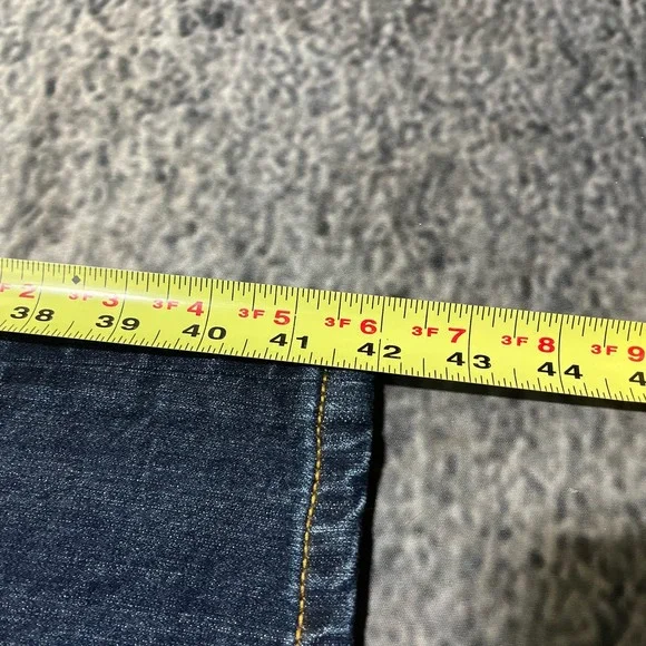 Seven7 Jeans Womens 30x34 Blue Low Rise Bootcut Flare Western Hippie Y2K - Picture 11 of 16